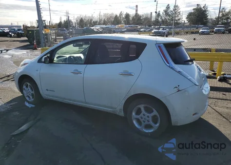 2012 Nissan Leaf Sv из США, поврежденный, VIN JN1AZ0CP4CT019711